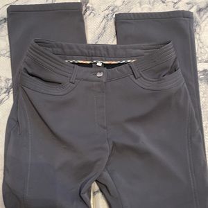 Womens Burberry Nova Check/Fleece Lined Riding Pants! High Tech! Must SEE! 28”🔥